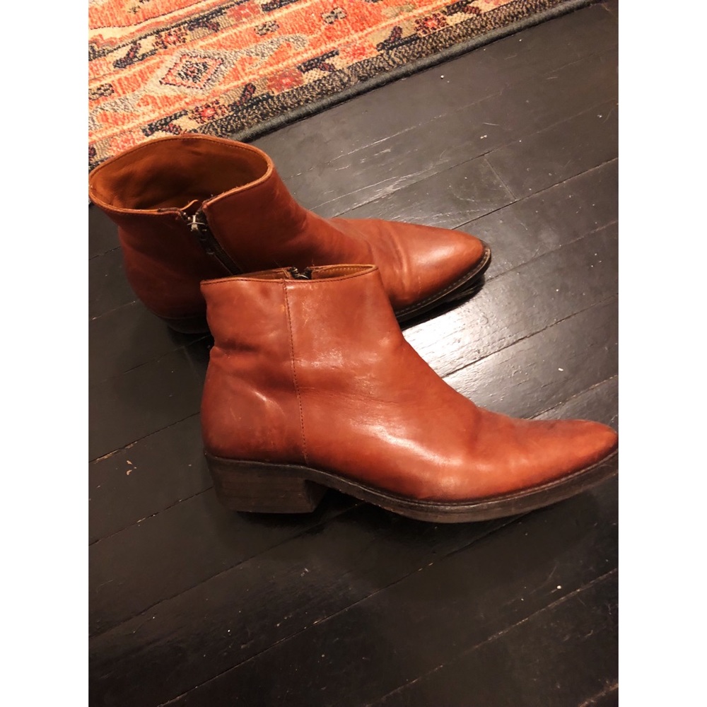 💥💥 SALE Anthropologie Real Leather Ankle Boots